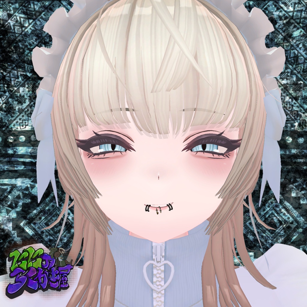 SHRI専用口ピアスSet Vol.2【VRC想定】【MA設定済み】【LipSync設定済】