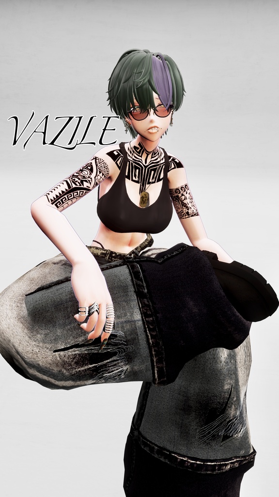 サモア風TattooSet 【VRC想定】5アバター対応データ有