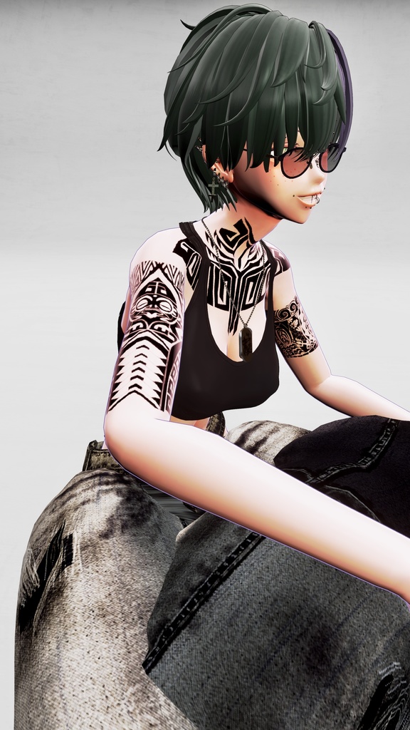 サモア風TattooSet 【VRC想定】5アバター対応データ有