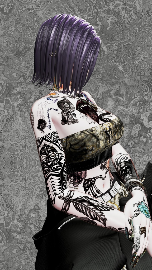 サモア風TattooSet 【VRC想定】5アバター対応データ有