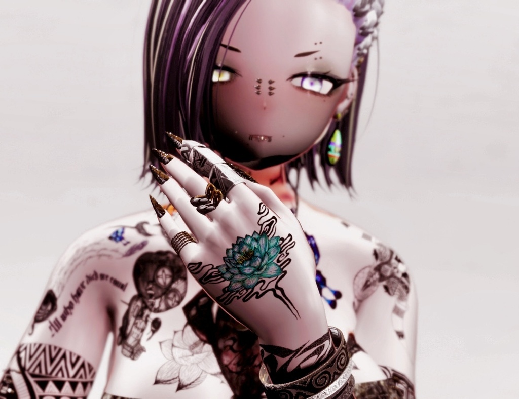 LotusTattooSet【VRC想定】