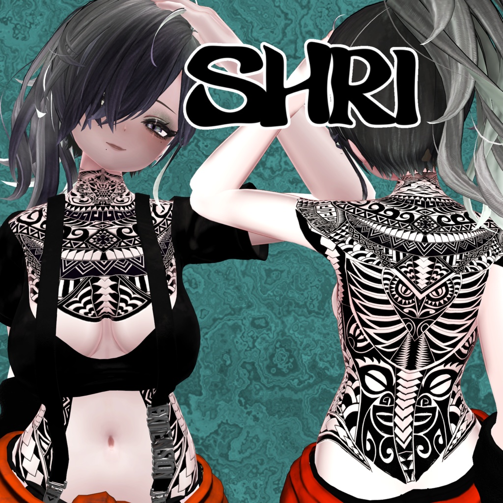 サモア風TattooSet 【VRC想定】6アバター対応データ有