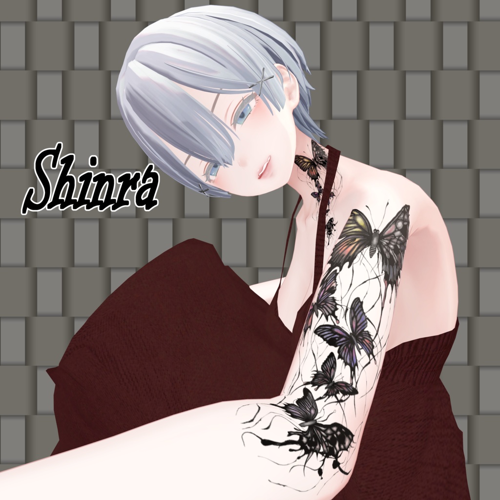 ButterflyTattooSet【VRC想定】10アバター対応データ有