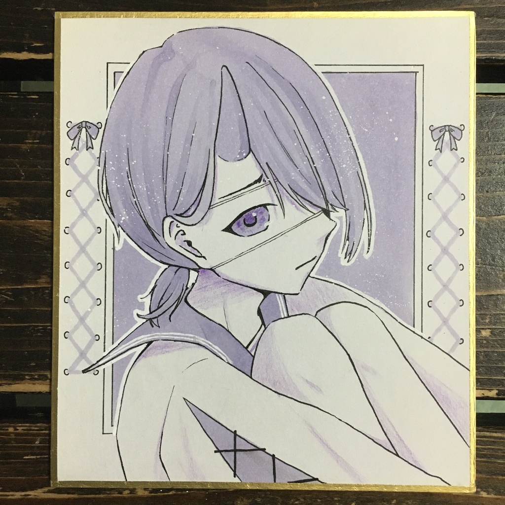 「やみかわ」色紙