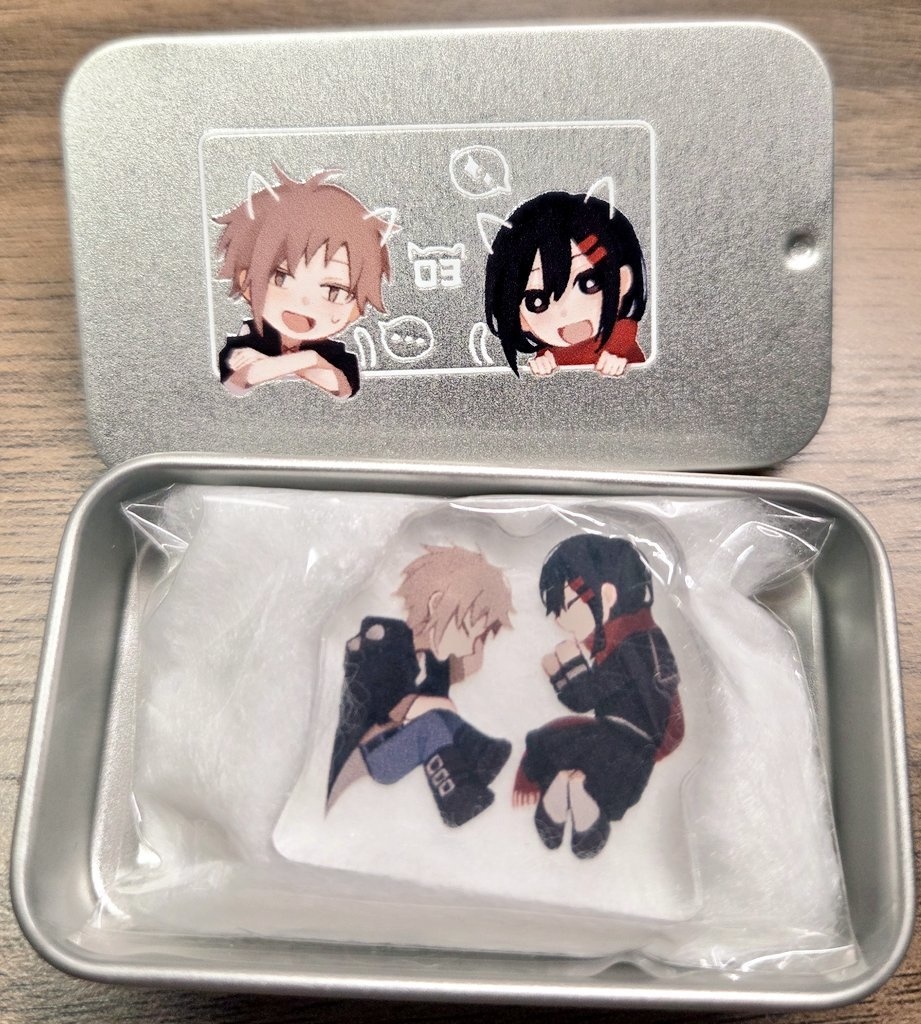 メンタム缶+自立ミニアクリルスタンドセット
