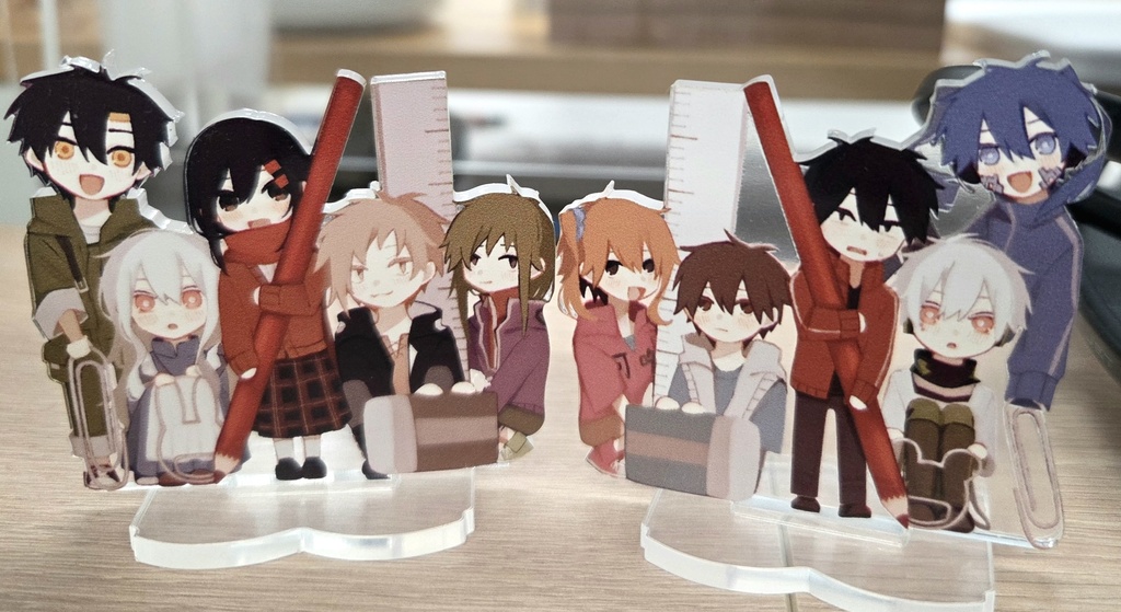 文房具アクリルスタンド