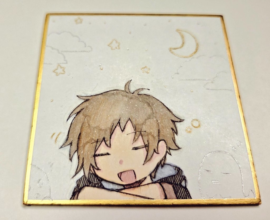 手描きミニ色紙