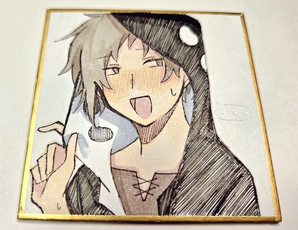 手描きミニ色紙