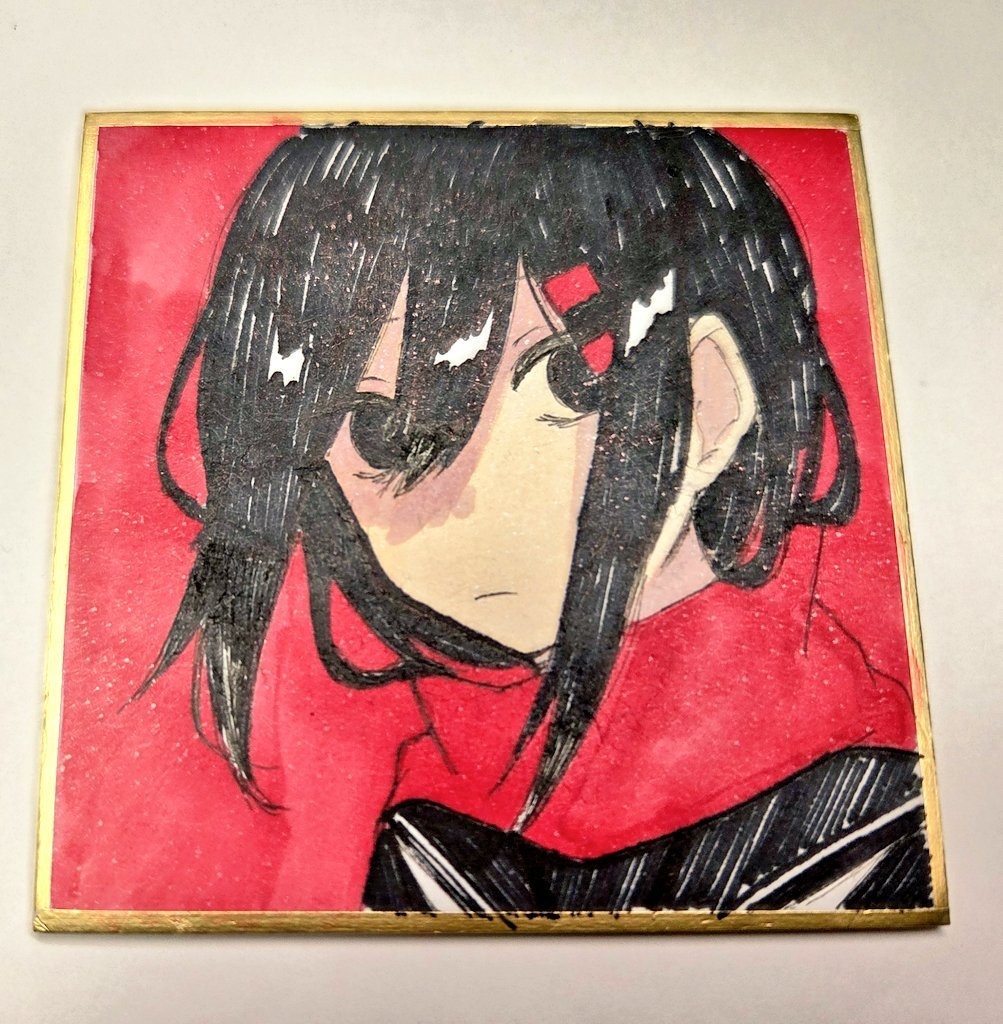 手描きミニ色紙