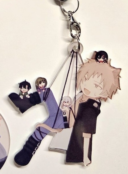 フチなしアクリルキーホルダー