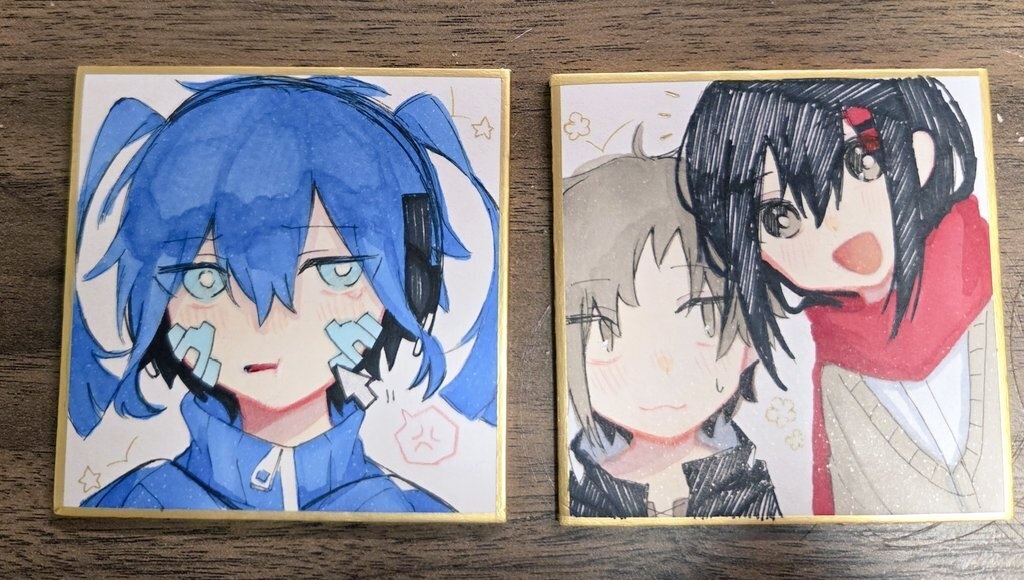 ミニ色紙