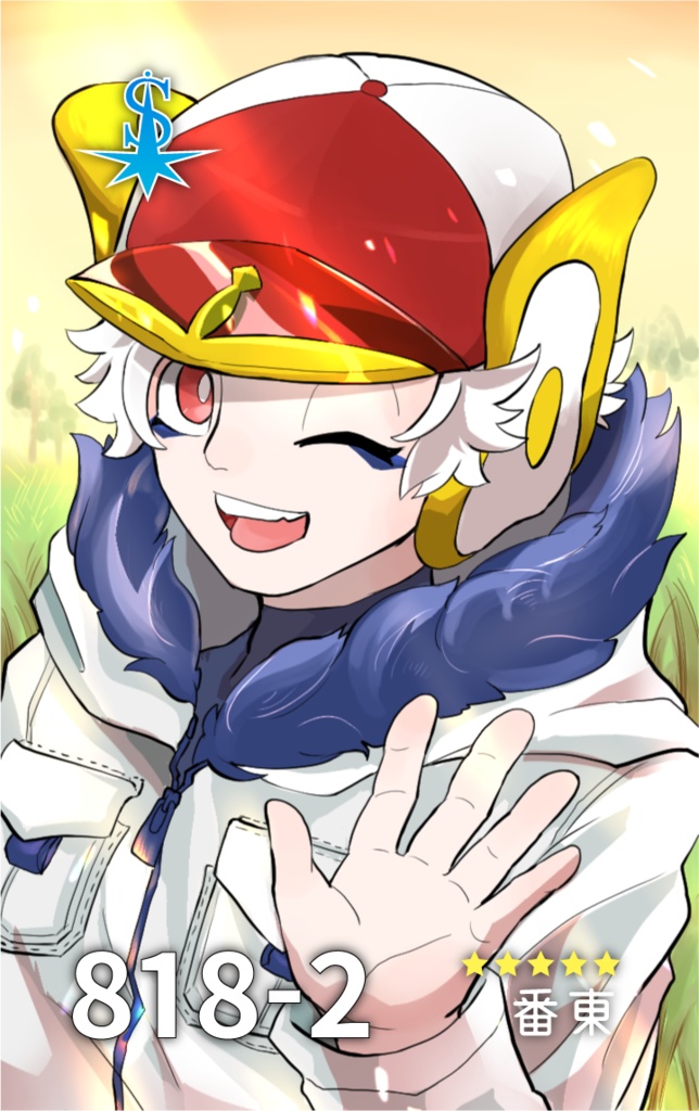 【匿名配送】Sica　リーク"力ード風イラスト名刺セット