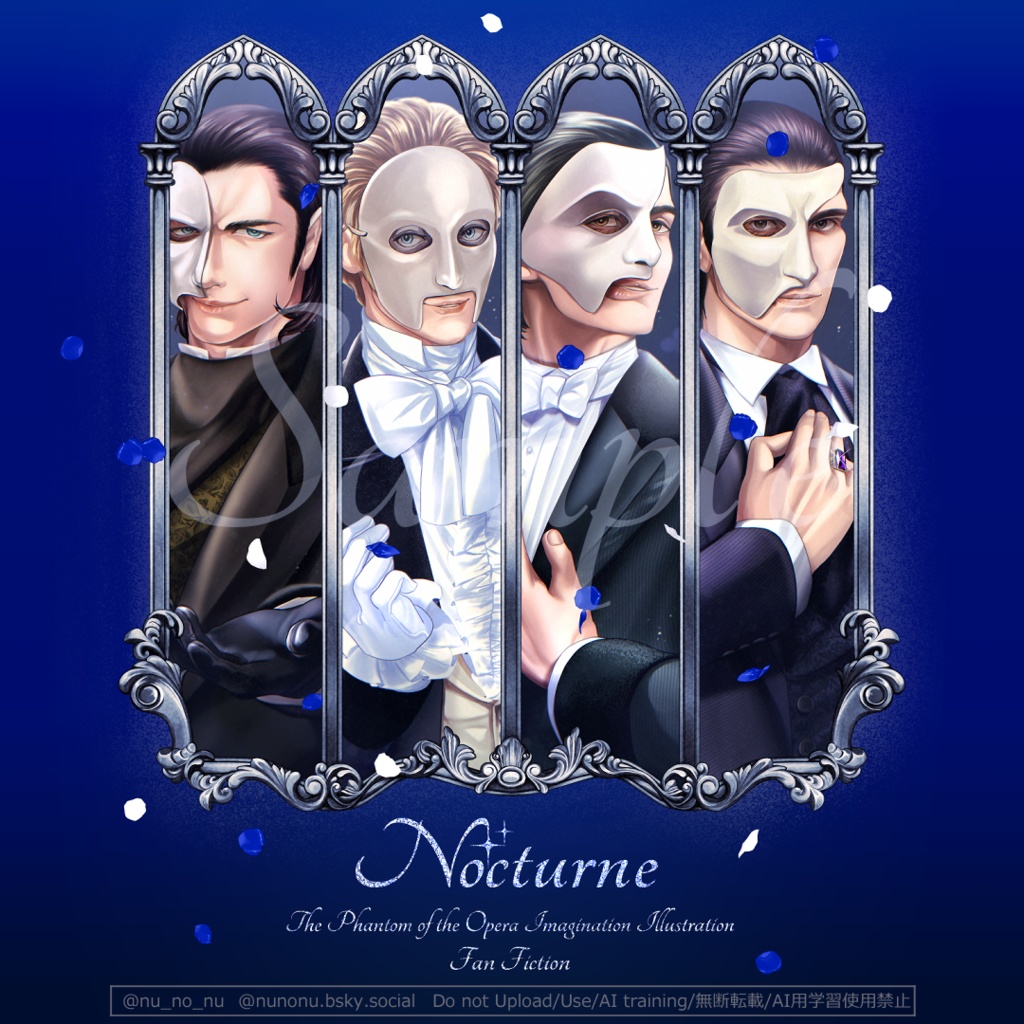 Nocturne The Phantom of the Opera Imagination Illustration