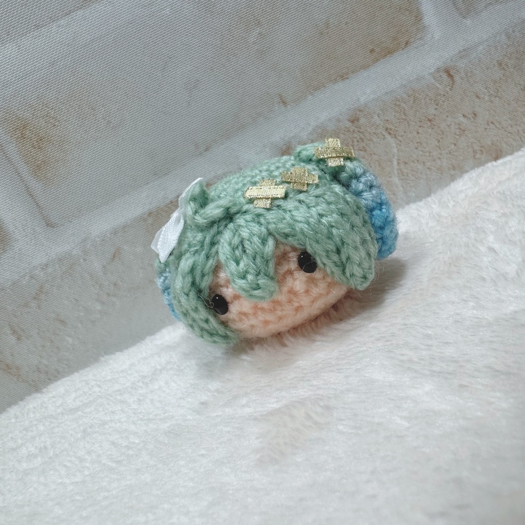 あみぐるみ おまんじゅう窓ミクさん