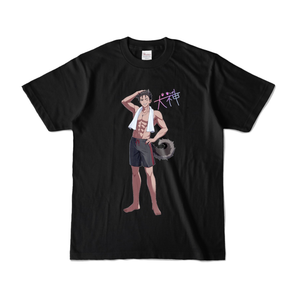 黒柴君　お風呂上がり　Tシャツ