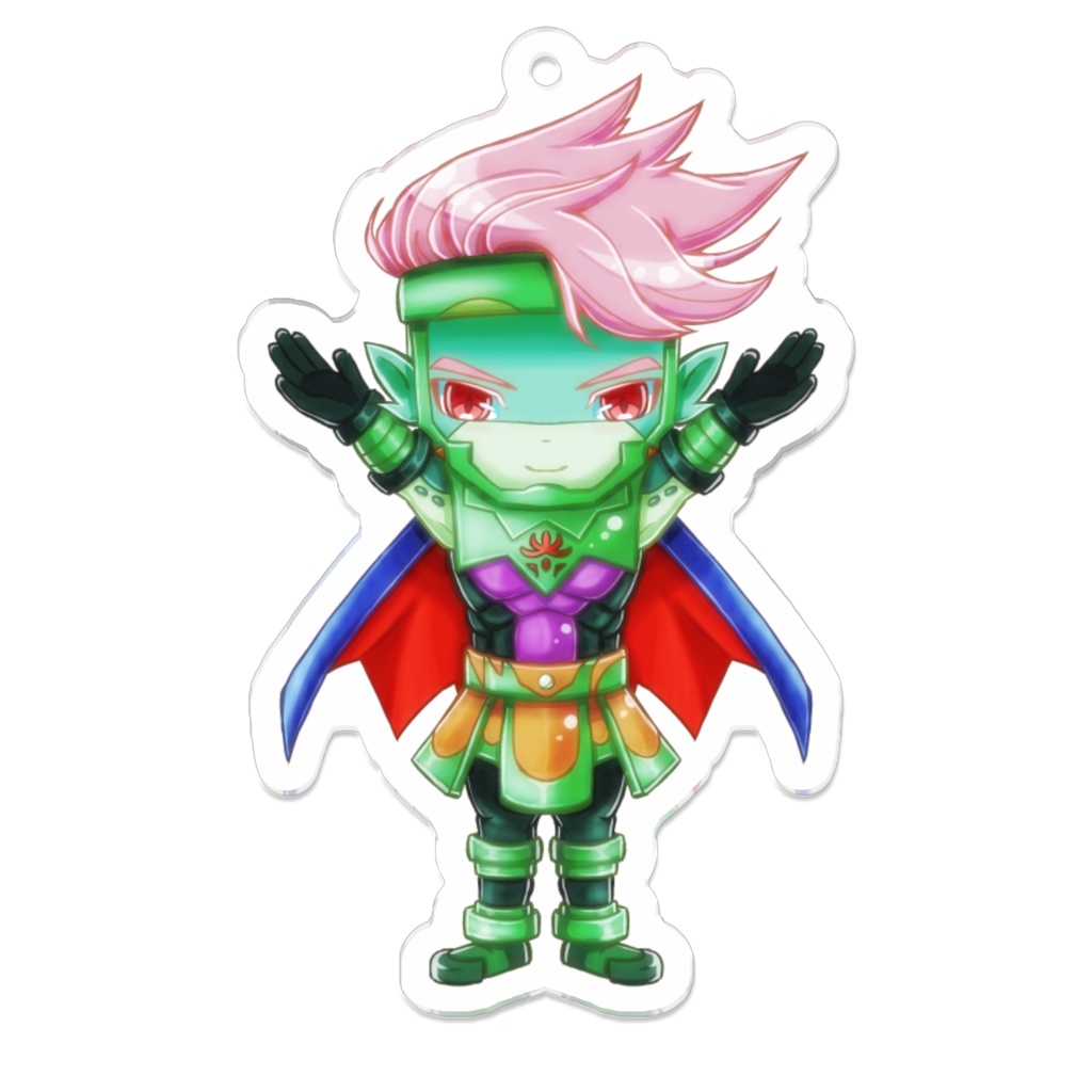 黄金のアクリルキーホルダー12アガティオ