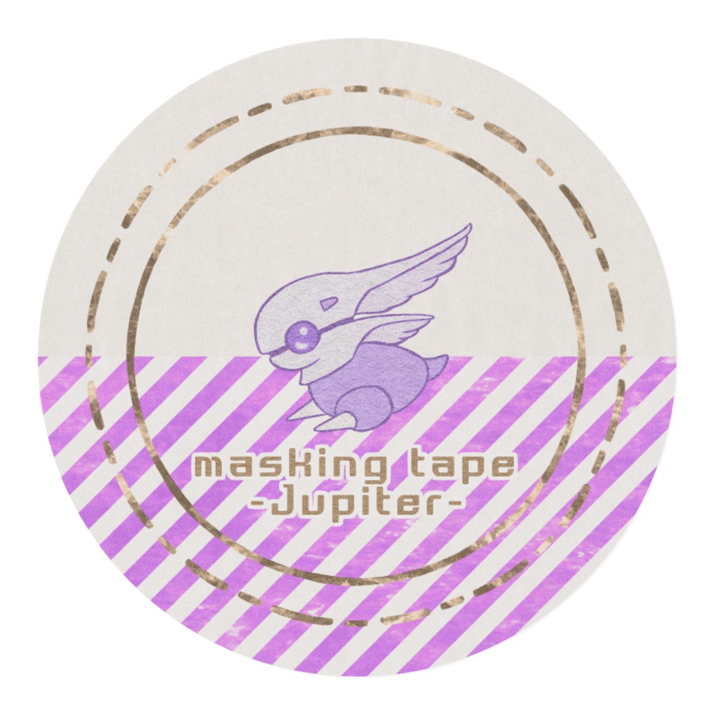 あつまるジンのマスキングテープ(風)
