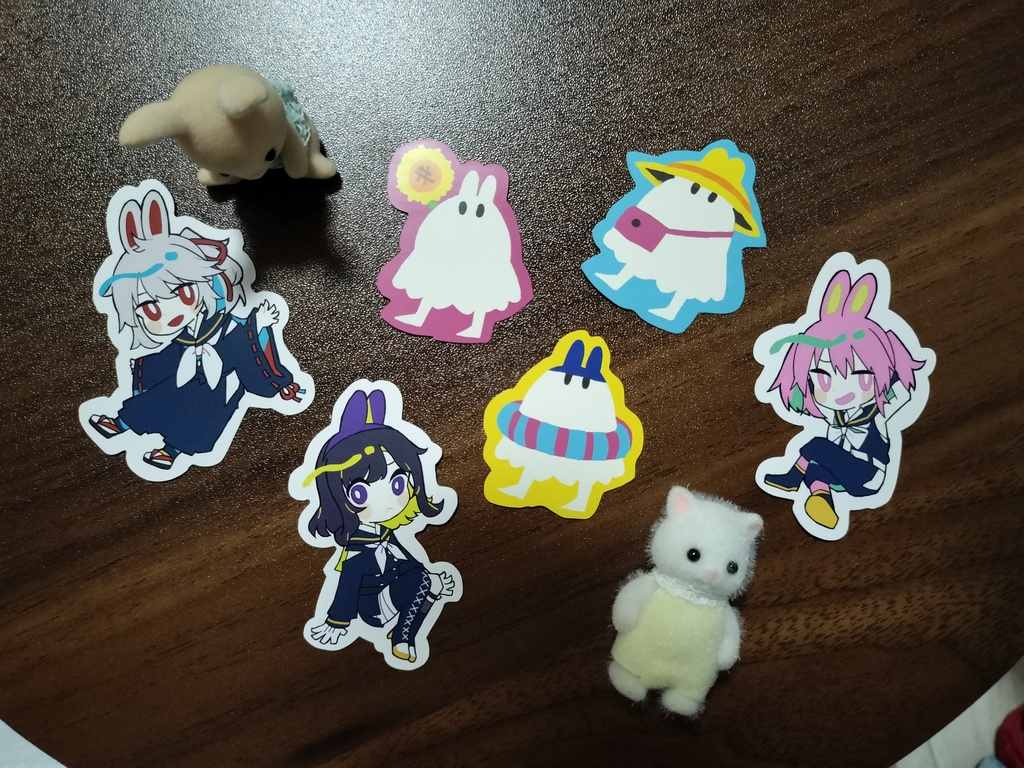 「満つ月のうさぎ」シールセット