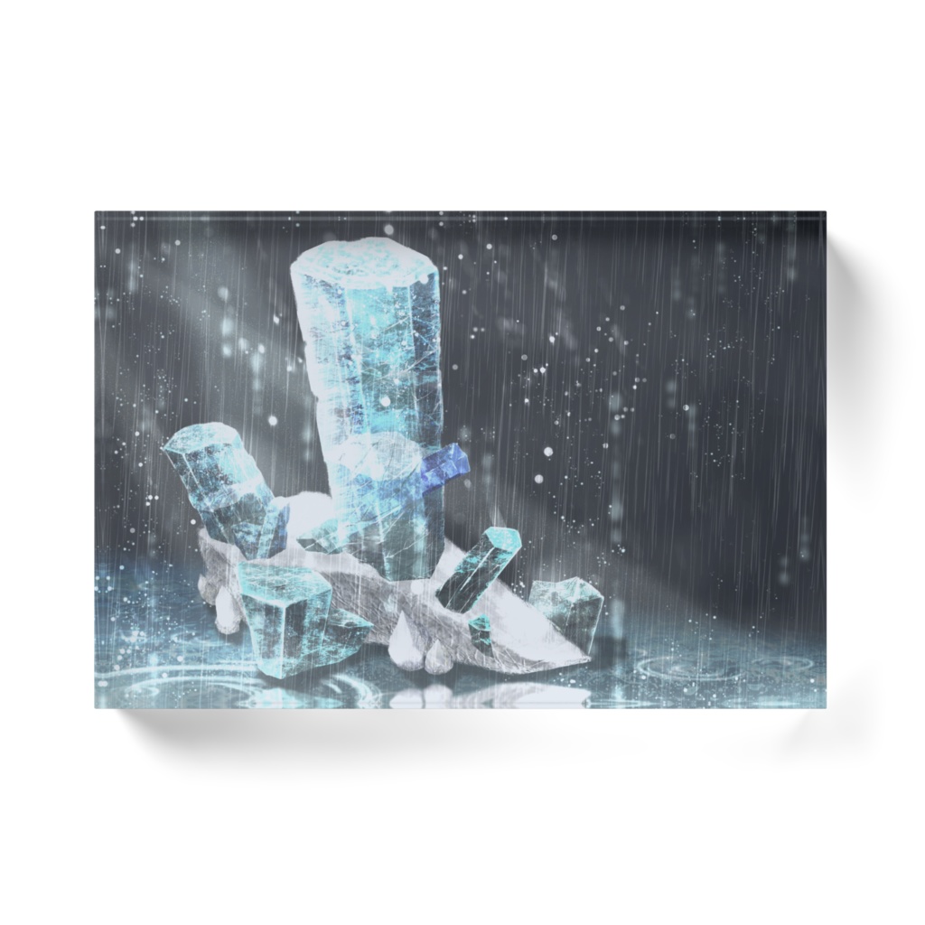 アクアマリン-アクリルブロック