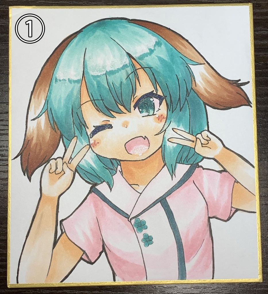 響子ちゃん色紙4種