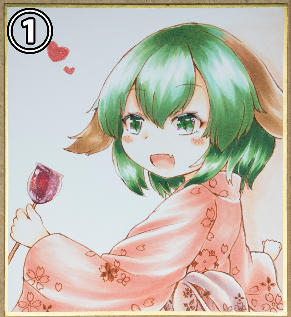 響子ちゃん色紙5種