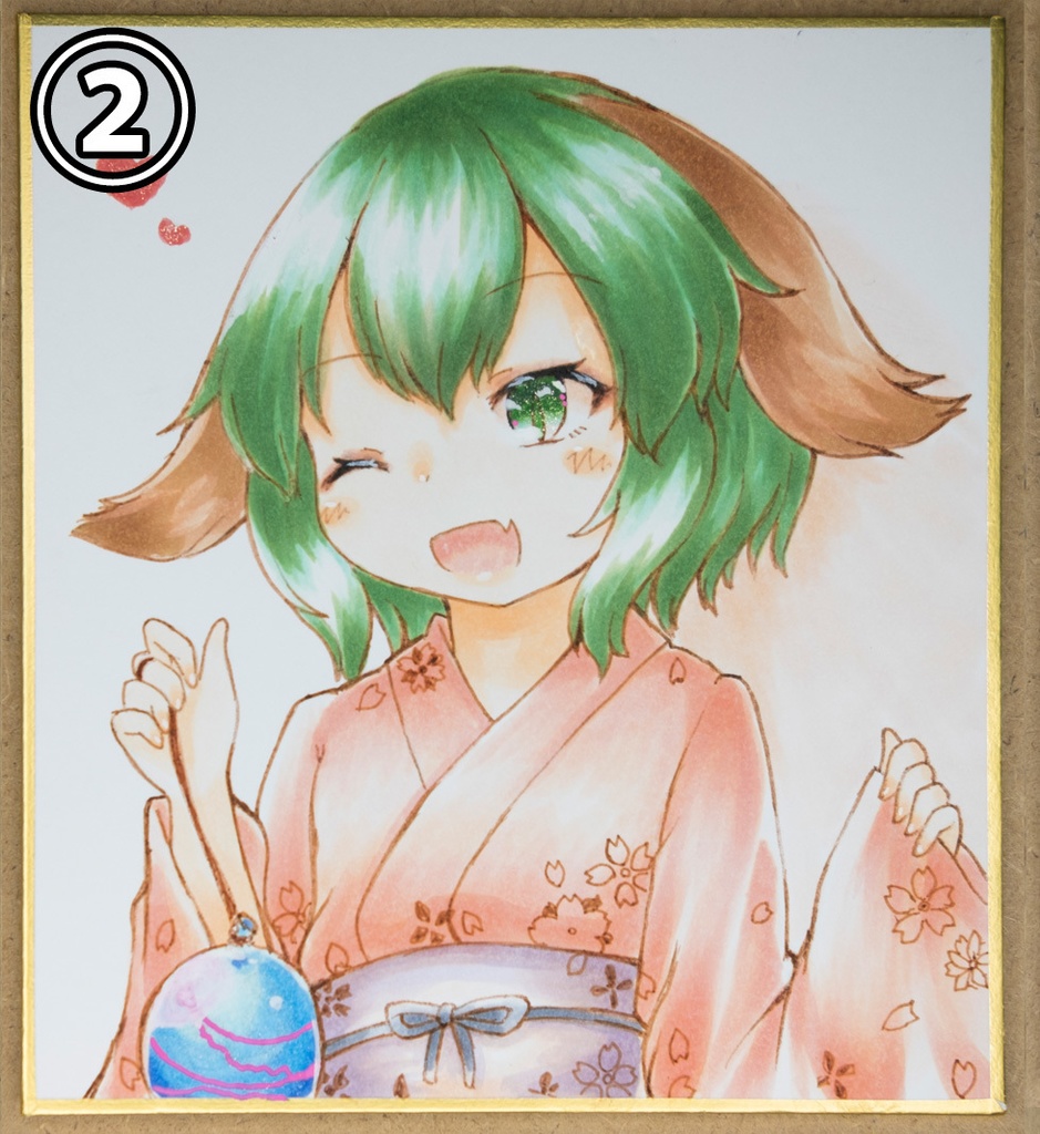 響子ちゃん色紙5種