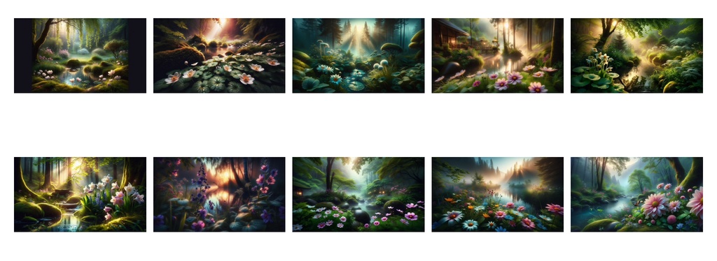Fantasy Flower Wallpapers – 10 Set (Original Size)