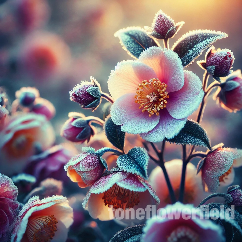 Winter Fantasy Flower Set – 4 images