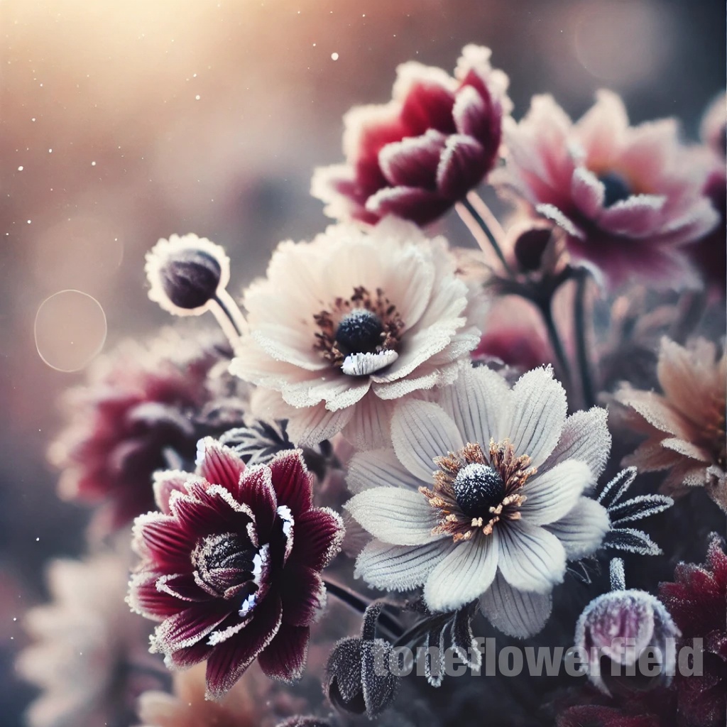 Winter Fantasy Flower Set – 4 images
