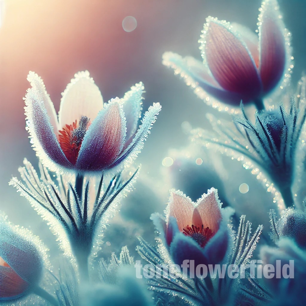 Winter Fantasy Flower Set – 4 images