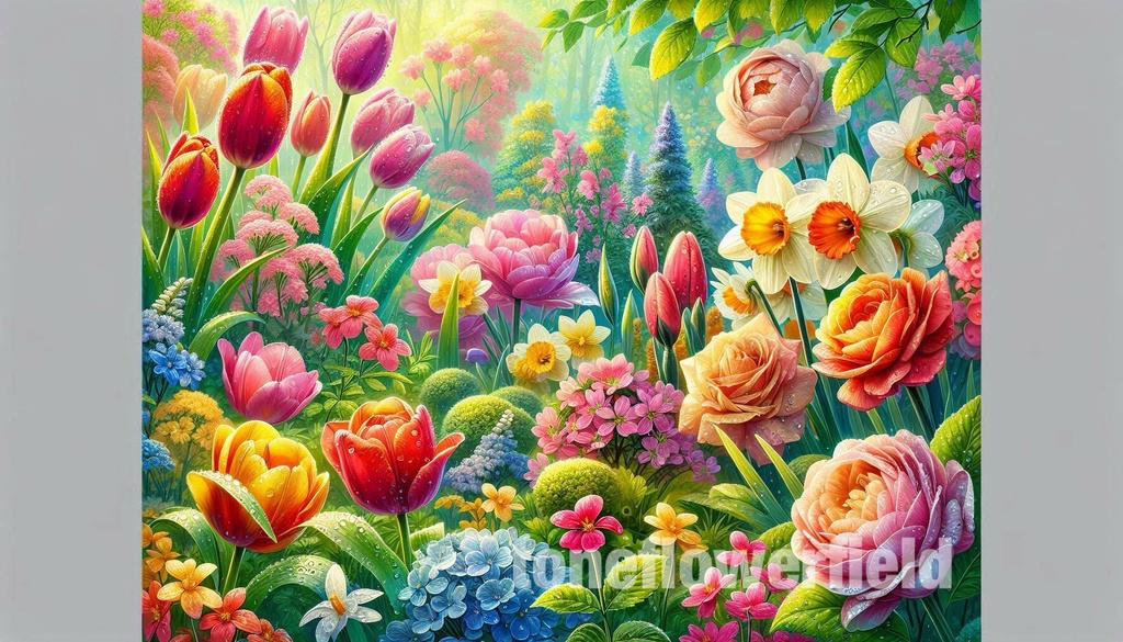 Healing Fantasy Flower Art Collection (BOOTH First Release, 4 Images)