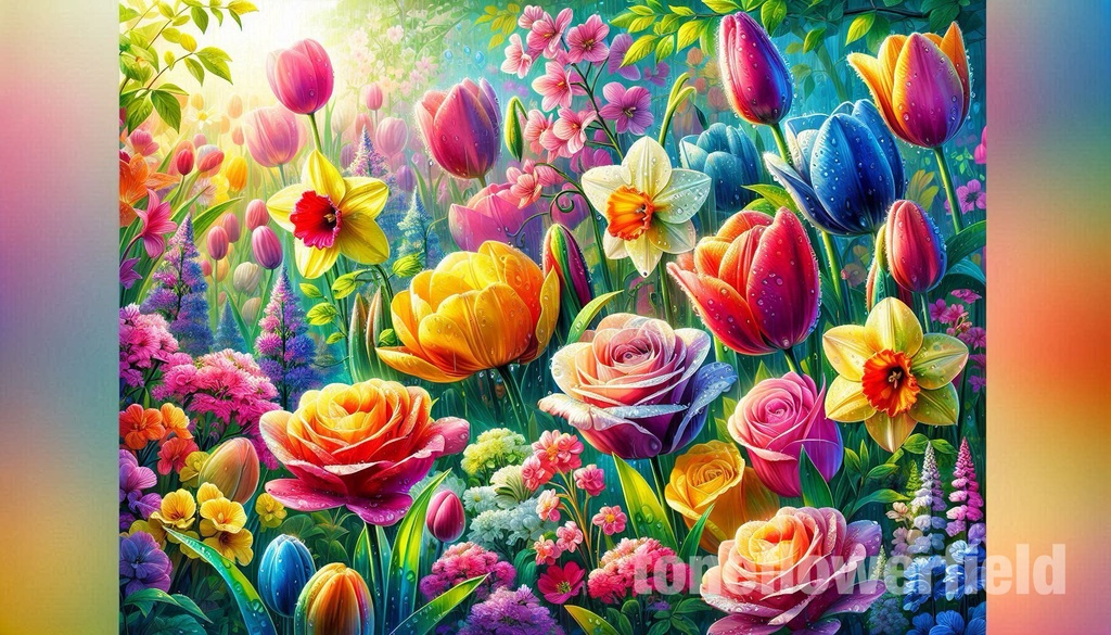 Healing Fantasy Flower Art Collection (BOOTH First Release, 4 Images)