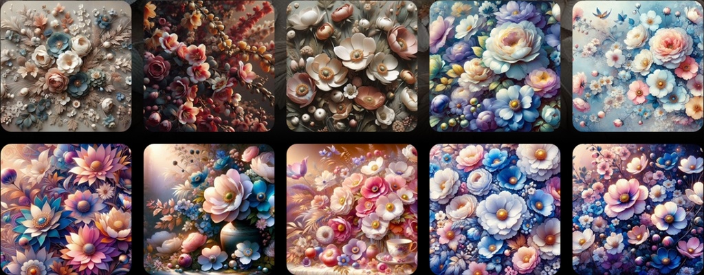 Healing Fantasy Flower Wallpapers – 10 Designs