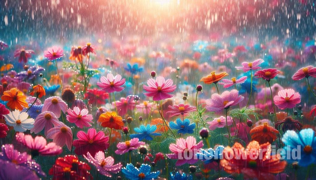 Healing Fantasy Flower Wallpapers – 6 Designs