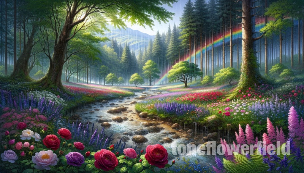 Healing Rainbow Forest - 3 Artworks Set