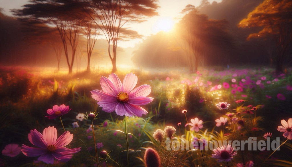 Blooming Cosmos Sanctuary – Digital Fantasy Art (5 Set)