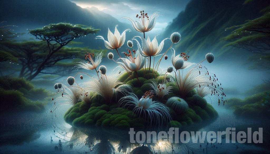Whispers of Misty Flowers