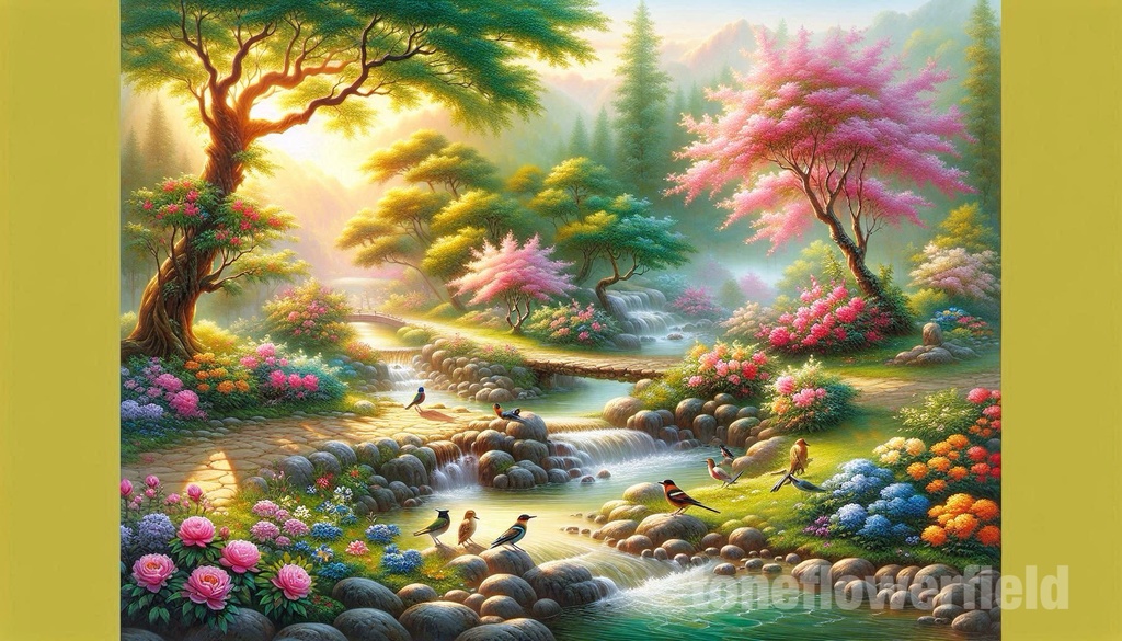 Sunlit Melody of Bloom