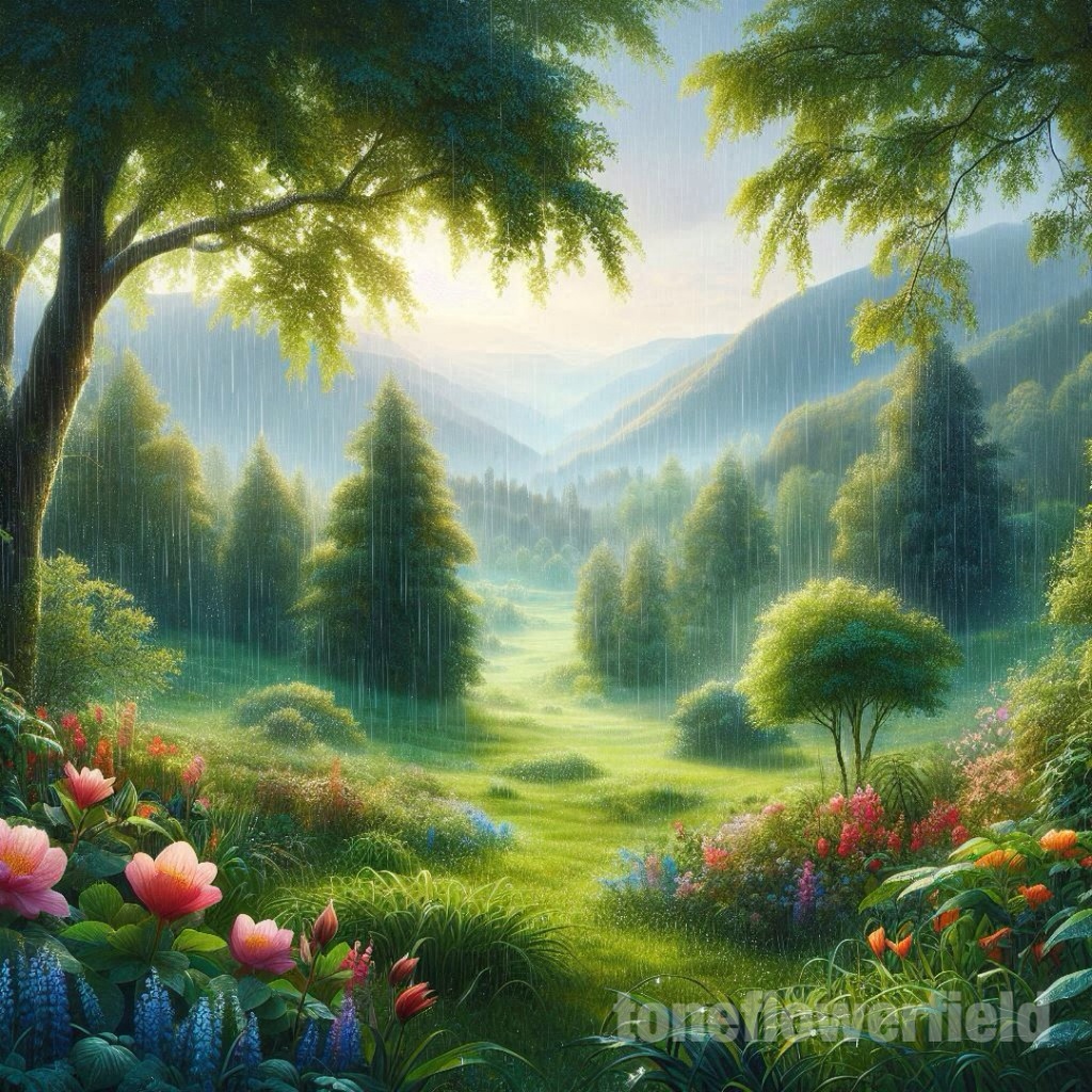 Serene Green Valley