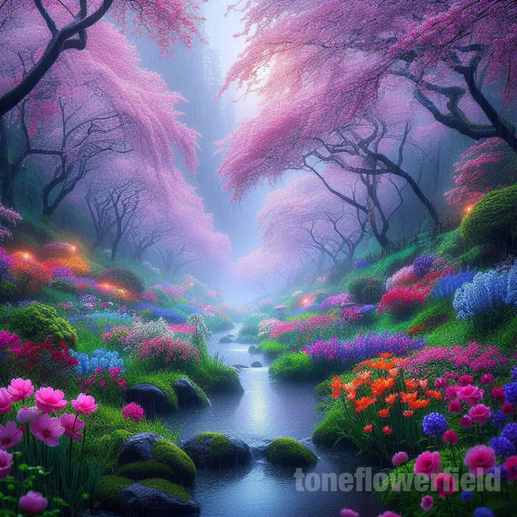 Blossom River Serenity