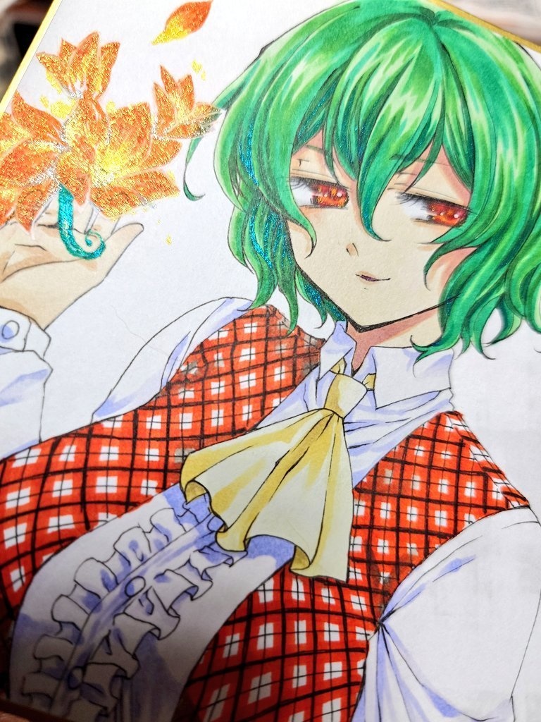 【色紙】 風見幽香