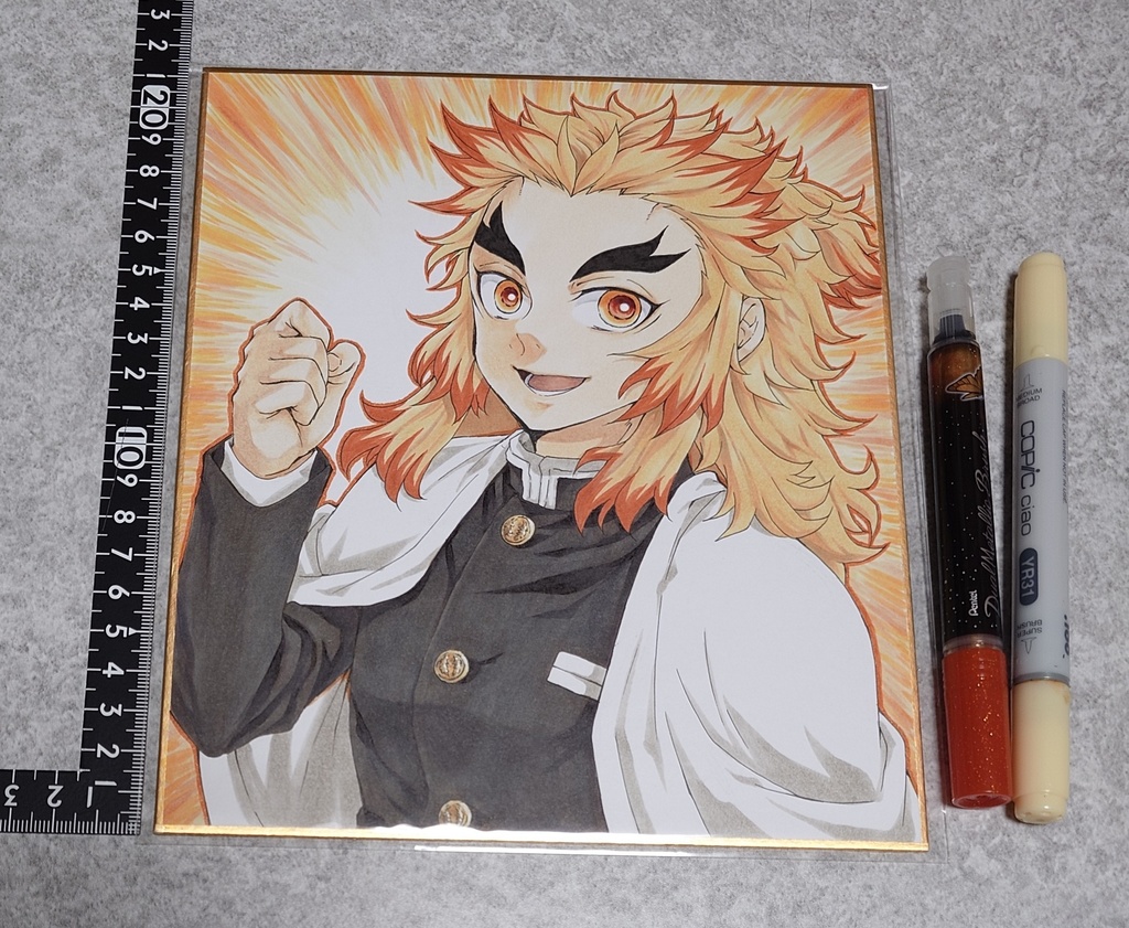 【色紙】 煉獄杏寿郎