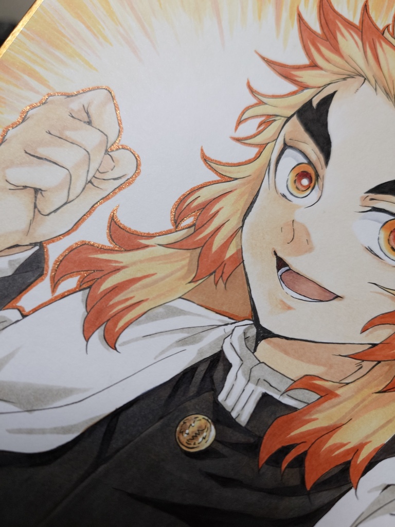 【色紙】 煉獄杏寿郎