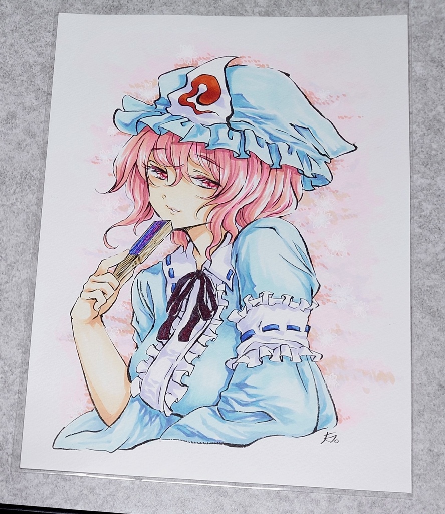 【イラスト】西行寺幽々子