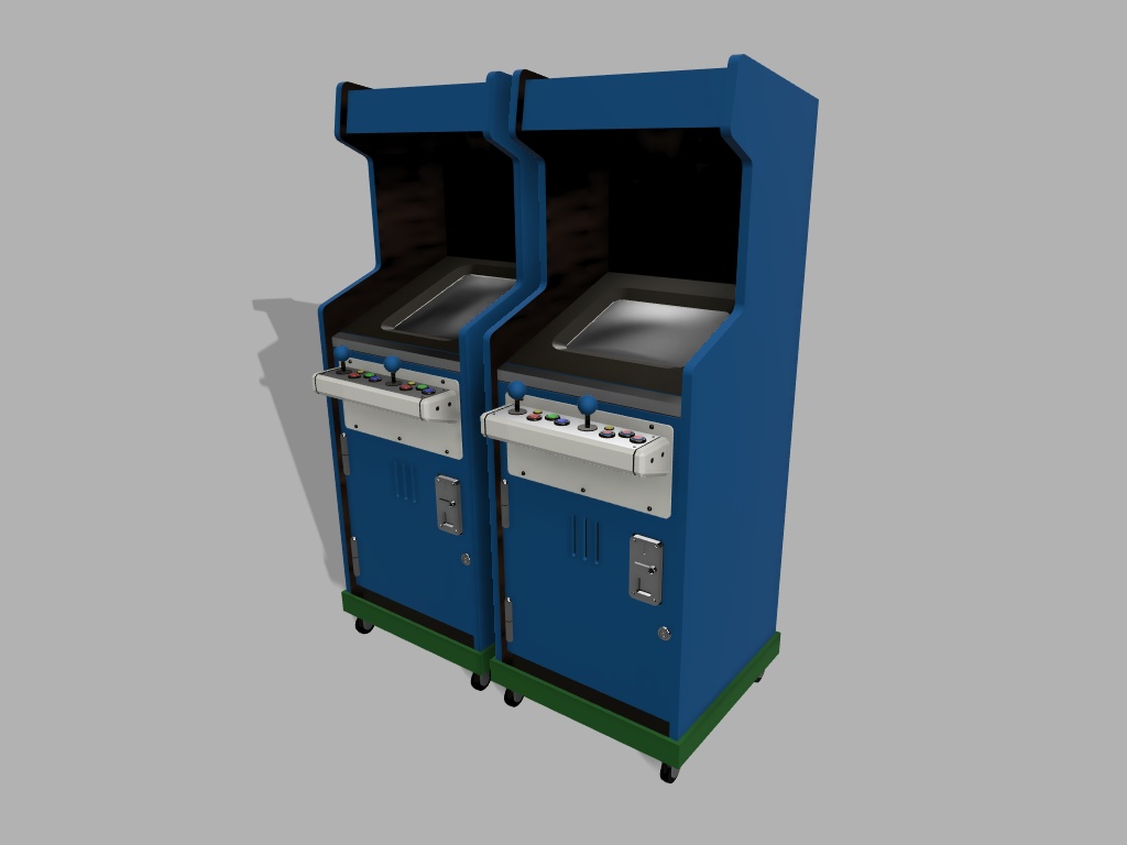 アップライト筐体 アーケードゲーム【STLデータ】