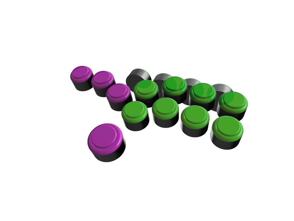 1/12 アーケードスティック レバーレスタイプ【STLデータ】