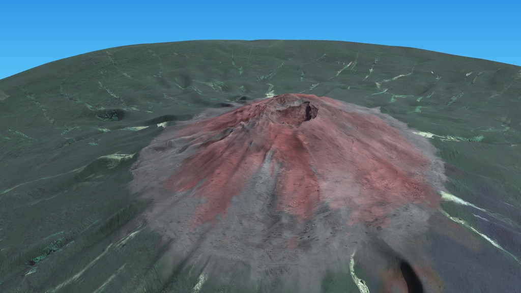 3Dモデル【富士山 Mt.Fuji】ver1_0_1(FBX/Blender/Unity/CLIPSTUDIO)