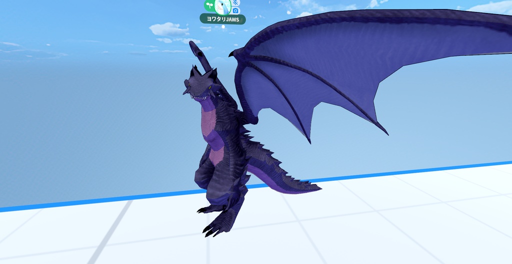 ドラゴン(VRMアバター/cluster・3teneFree動作確認済)