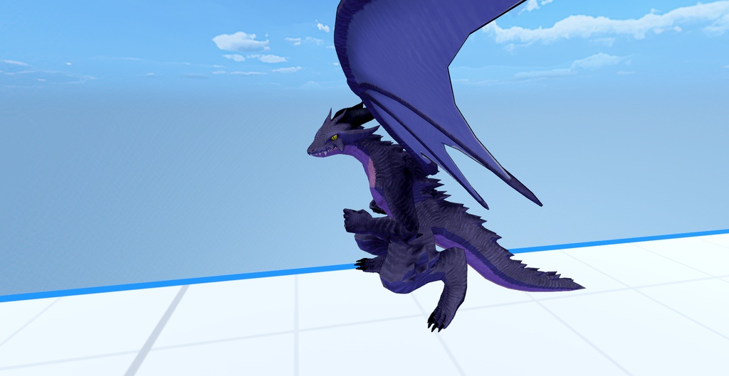 ドラゴン(VRMアバター/cluster・3teneFree動作確認済)