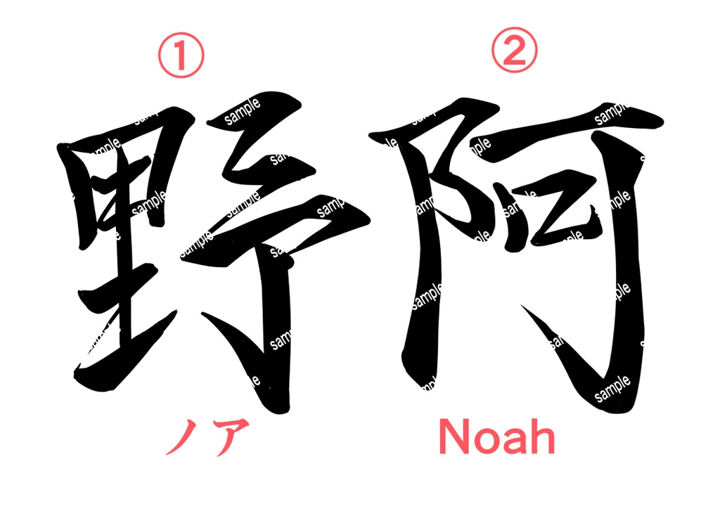 英語圏名前→漢字 vol1(8種/解説付き)